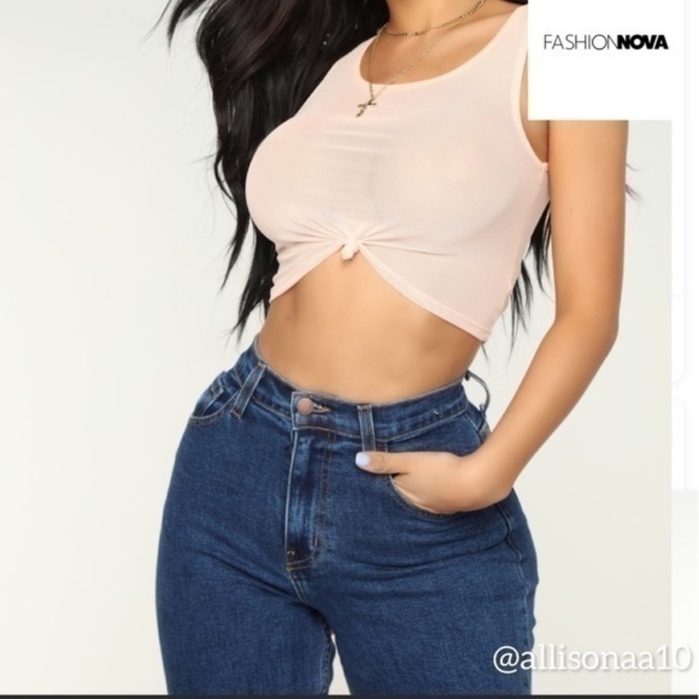 Fashion nova peach top